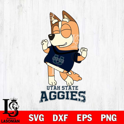 Utah State Aggies Chilli Dance Sport Svg Eps Dxf Png File, Digital Download, Instant Download