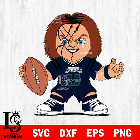 Utah State Aggies Chucky Horror 2 Svg Eps Dxf Png File, NCAA svg, Digital Download, Instant Download