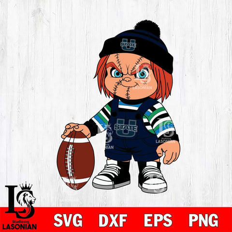 Utah State Aggies Chucky Horror 6 Svg Eps Dxf Png File, NCAA svg, Digital Download, Instant Download