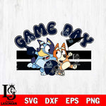 Utah State Aggies Game Day Bluey Svg Eps Dxf Png File, Digital Download, Instant Download