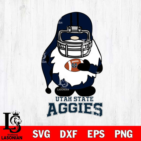 Utah State Aggies Gnomes Christmas Svg Eps Dxf Png File, Digital Download, Instant Download