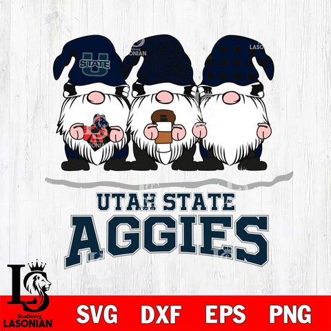 Utah State Aggies Gnomes Coffee Svg Eps Dxf Png File, Digital Download, Instant Download