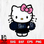 Utah State Aggies Hello Kitty Cheerleader Svg Eps Dxf Png File, Digital Download, Instant Download