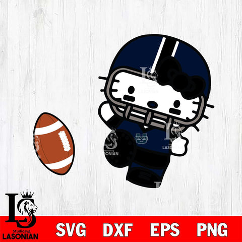 Utah State Aggies Hello Kitty sport 12 Svg Eps Dxf Png File, NCAA svg, Digital Download, Instant Download