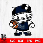 Utah State Aggies Hello Kitty sport 2 Svg Eps Dxf Png File, NCAA svg, Digital Download, Instant Download