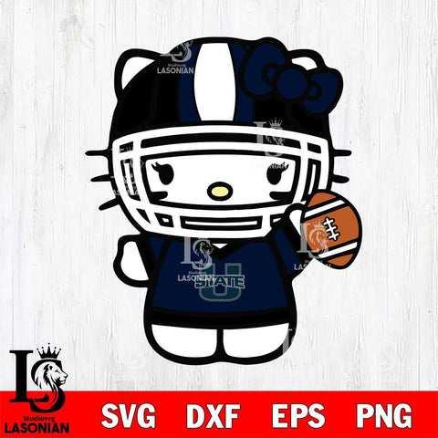 Utah State Aggies Hello Kitty sport 9 Svg Eps Dxf Png File, NCAA svg, Digital Download, Instant Download