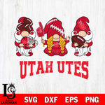 Utah Utes 3 Gnomes Football Svg Eps Dxf Png File, Digital Download, Instant Download