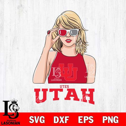 Utah Utes And Taylor Swift Fan Svg Eps Dxf Png File, Digital Download, Instant Download