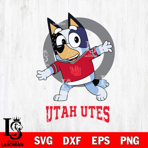 Utah Utes Bandit Heeler Rugby Svg Eps Dxf Png File, Digital Download ,Instant Download, Cricut File