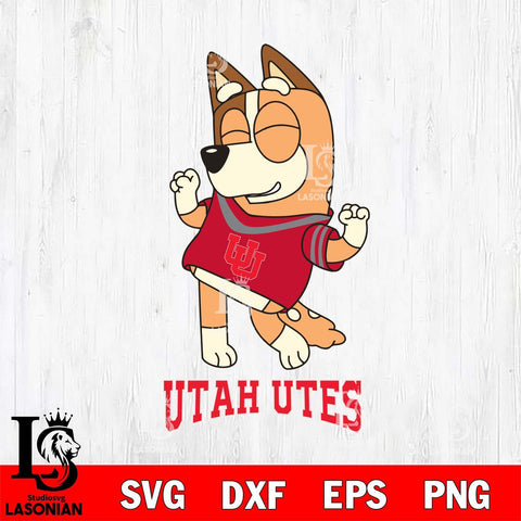 Utah Utes Chilli Dance Sport Svg Eps Dxf Png File, Digital Download, Instant Download