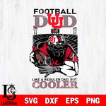 Utah Utes Football Dad Cooler Svg Eps Dxf Png File, Digital Download, Instant Download