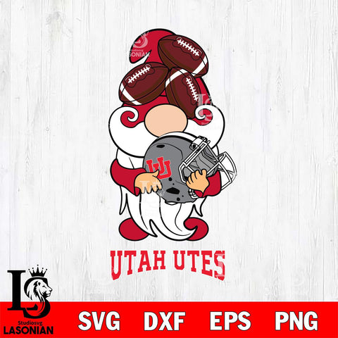 Utah Utes Gnomes Helmet Svg Eps Dxf Png File, Digital Download, Instant Download