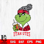 Utah Utes Grinch hat Svg Eps Dxf Png File, Digital Download, Instant Download