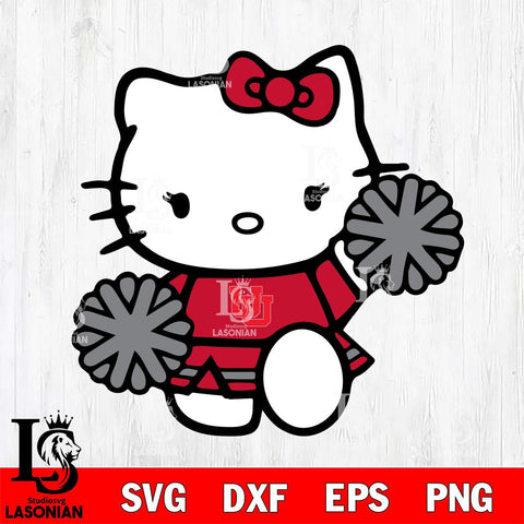 Utah Utes Hello Kitty sport 4 Svg Eps Dxf Png File, NCAA svg, Digital Download, Instant Download