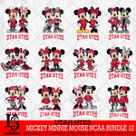 Utah Utes Mickey Minnie Mouse NCAA Bundle 12 Svg Eps Dxf Png File, Bundle NCAA svg , File Cut , Digital Download , Instant Download, Cut Svg Files