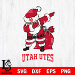 Utah Utes Santa Claus Ugly Svg dxf eps png pdf file,NCAA svg,Digital Download,Cricut file