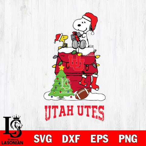 Utah Utes Snoopy Sport 11 Svg Eps Dxf Png File, Digital Download