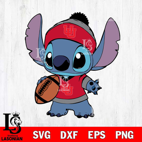 Utah Utes Stitch Svg Eps Dxf Png File, NCAA svg, Digital Download, Instant Download