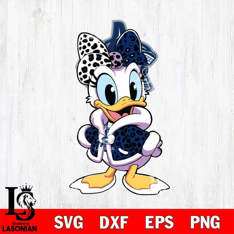 Vancouver Canucks Fancy Daisy Duck Disney Svg Eps Dxf Png File, Digital Download, Instant Download