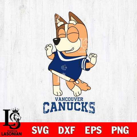 Vancouver Canucks Chilli Dance Sport Svg Eps Dxf Png File, Digital Download, Instant Download