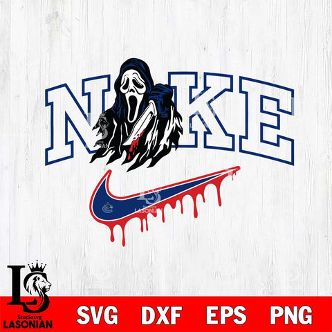 Vancouver Canucks Ghostface Nike Svg Eps Dxf Png File, Digital Download, Instant Download