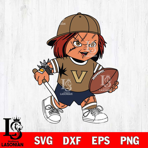 Vanderbilt Commodores Chucky Horror 10 Svg Eps Dxf Png File, NCAA svg, Digital Download, Instant Download