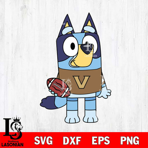 Vanderbilt Commodores Bluey 2 Svg Eps Dxf Png File, Digital Download, Instant Download