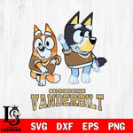 Vanderbilt Commodores Bluey Chilli Mode Dance Svg Eps Dxf Png File, Digital Download, Instant Download