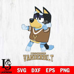 Vanderbilt Commodores Bluey Dad Dance Svg Eps Dxf Png File, Digital Download, Instant Download