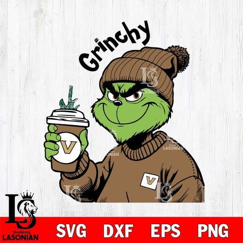 Vanderbilt Commodores Boujee Grinch 10 Svg Eps Dxf Png File, Digital Download, Instant Download