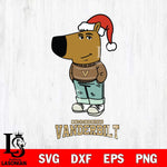 Vanderbilt Commodores Chill Guy Christmas Svg Eps Dxf Png File,NCAA Svg Files,Chill Guy svg ,Digital Download ,Instant Download, Cricut File