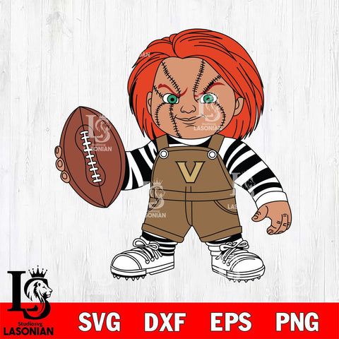 Vanderbilt Commodores Chucky Horror 12 Svg Eps Dxf Png File, NCAA svg, Digital Download, Instant Download