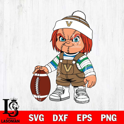 Vanderbilt Commodores Chucky Horror 6 Svg Eps Dxf Png File, NCAA svg, Digital Download, Instant Download