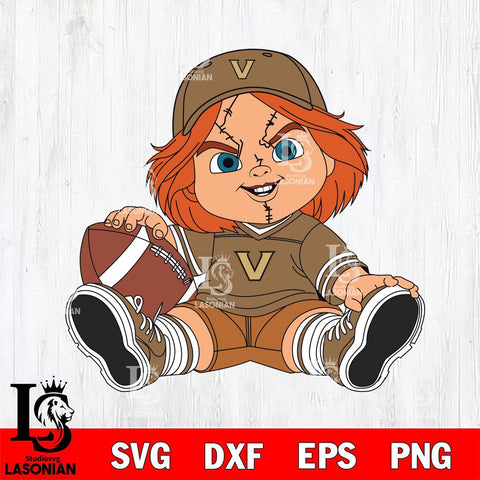 Vanderbilt Commodores Chucky Horror 8 Svg Eps Dxf Png File, NCAA svg, Digital Download, Instant Download