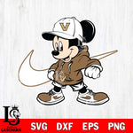 Vanderbilt Commodores Cool Mickey Mouse Svg Eps Dxf Png File, NCAA svg, Digital Download, Instant Download