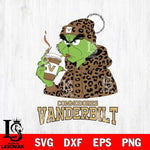 Vanderbilt Commodores Grinch Leopard Christmas Cut Files Cricut, Svg Dxf Eps Png file, Digital download , Silhouette