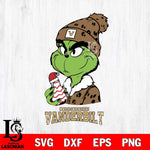 Vanderbilt Commodores Grinch Tree Cake Svg Eps Dxf Png File, Digital Download, Instant Download