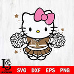 Vanderbilt Commodores Hello Kitty Cheerleader 10 Svg Eps Dxf Png File, Digital Download, Instant Download