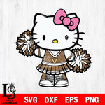 Vanderbilt Commodores Hello Kitty Cheerleader 11 Svg Eps Dxf Png File, Digital Download, Instant Download