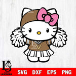 Vanderbilt Commodores Hello Kitty Cheerleader 5 Svg Eps Dxf Png File, Digital Download, Instant Download