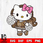 Vanderbilt Commodores Hello Kitty Cheerleader 7 Svg Eps Dxf Png File, Digital Download, Instant Download