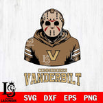 Vanderbilt Commodores Jason Voorhees 4 Svg Eps Dxf Png File, Digital Download