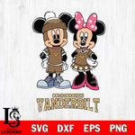 Vanderbilt Commodores Mickey Minnie Mouse Pink Svg Eps Dxf Png File, NCAA svg , File Cut , Digital Download , Instant Download, Cut Svg Files