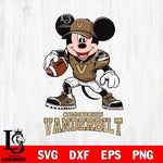 Vanderbilt Commodores Mikey Mouse Disney, Svg Eps Dxf Png File, Digital Download