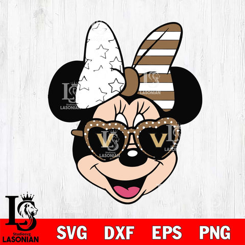 Vanderbilt Commodores Minnie Mouse Love Svg Eps Dxf Png File, NCAA svg, Digital Download, Instant Download