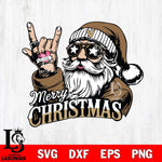 Vanderbilt Commodores Rock Santa Claus Football Svg dxf eps png pdf file,NCAA svg,Digital Download,Cricut file