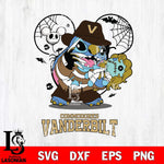 Vanderbilt Commodores Stitch Freddy Krueger Halloween Svg Eps Dxf Png File, Digital Download, Instant Download