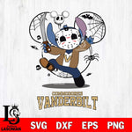 Vanderbilt Commodores Stitch jason voorhees Halloween Svg Eps Dxf Png File, Digital Download, Instant Download