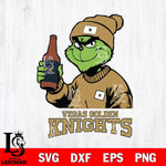 Vegas Golden Knights Grinch Drinking Beer Christmas Cut Files, Cricut,Christmas Svg Dxf Eps Png file , Digital Download