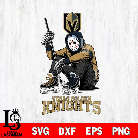 Vegas Golden Knights NHL Jason Voorhees Halloween SVG Svg Eps Dxf Png File, Digital Download, Instant Download